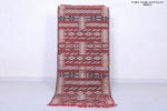 Vintage handmade berber rug 2.8 X 7.9 Feet - Handwoven Kilim