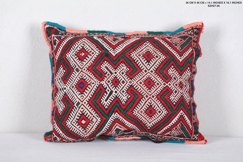 Red kilim pillow 14.1 INCHES X 18.1 INCHES