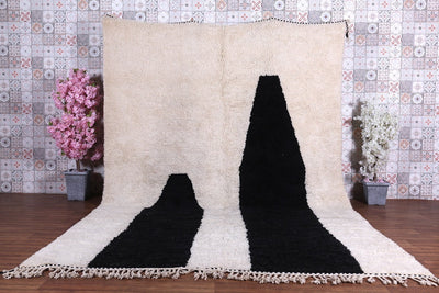 custom moroccan beni ourain rug - moroccan berber carpet